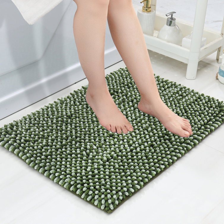 Chenille bath clearance mat